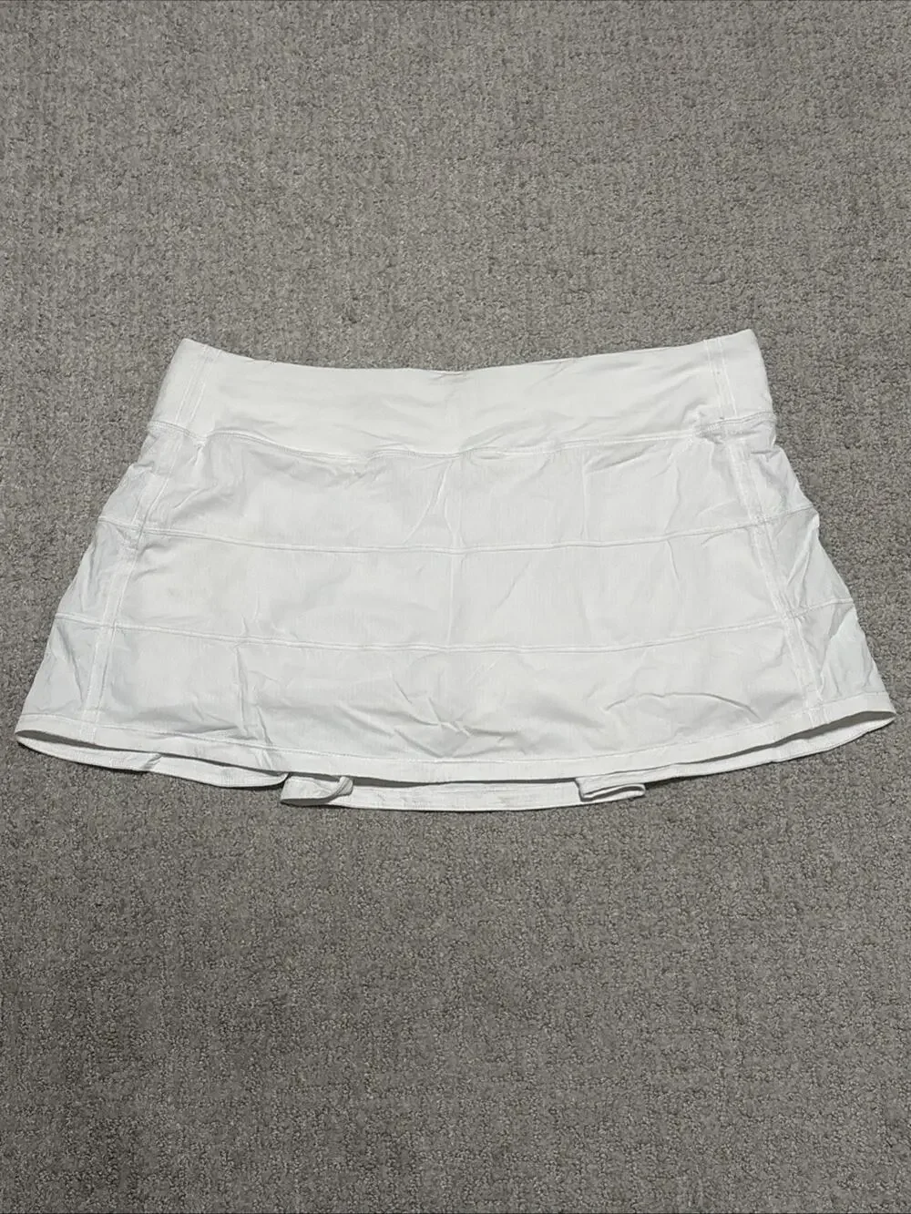 Lululemon pace rival skirt skort tennis women's White Color size 10